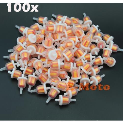 UNIVERSAL Plastic Inline Fuel Gas Filters Gas Fuel Filter 50cc 70 90 110 150 250 Chinese SCOOTER Go Kart ATV ROKETA TAOTAO SUNL