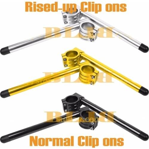 CNC Universal 41 mm For Suzuki GSX-R750 G H M N VZ-800 Marauder VS 1400 GLP H J Clip On Handlebars Normal / Rised-up Handle Bars