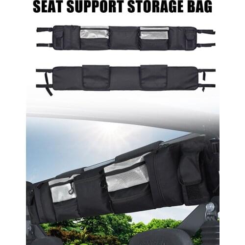 Large Capacity Car ATV SUV Vehicle Roof Luggage Seat Upper Support Storage Pack Rack Back Bag Organizer Camping Accessories