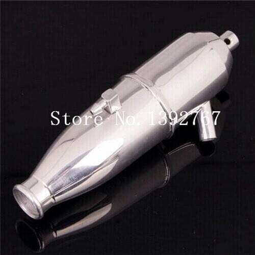 1 Pcs 02124 102009 Aluminum Alloy Exhaust Pipe Tubing Engine Parts 1/10 RC Model Car Parts Upgrade HSP BQ-002