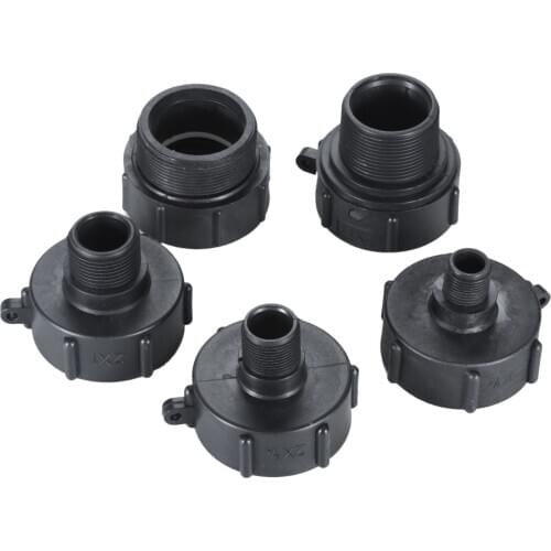 1pc IBC Adapter Connector Water Tank Fitting 2'' Thread Durable Garden Pipe Tap Storage