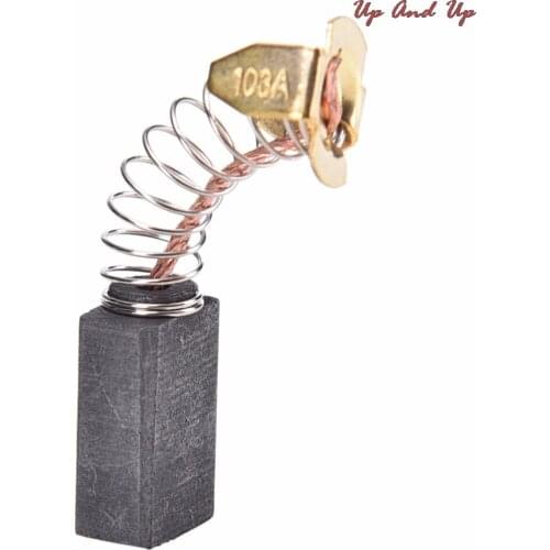 10 pcs 6.5x7.5x13.5mm Drill Electric Grinder Replacement Carbon Brushes Mini Spare Parts For Electric Motors Dremel Rotary Tool