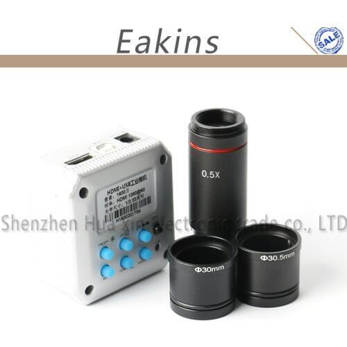 1080P 20MP HDMI USB CMOS Industrial Electronic Eyepiece Digital Video Camera With 0.5X C-Mount For Biological Stereo Microscope