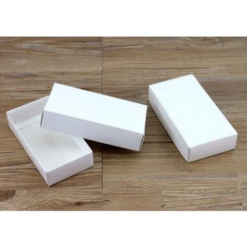 200*169*40mm Black White Kraft paper packing box ,black paper box packaging, white craft cardboard boxes for gift packaging