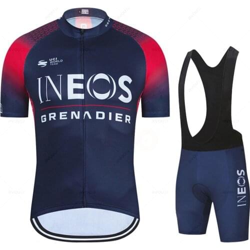 2021 Bike Jersey Set Summer Short Sleeves Mens Cycling Clothing Outdoor Quick-Dry MTB Fashion Ropa De Ciclismo Hombre