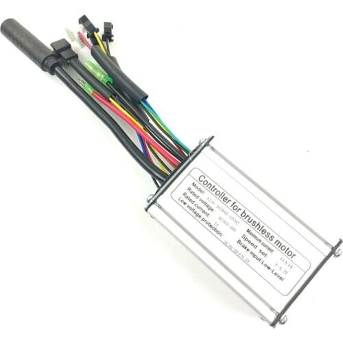 36v 48v 250w 350w 6 Tubes Controller For Kt System Display Bldcm Electric Bicycle E-bike 7A KT-15A Waterproof Or Sm Square Wave