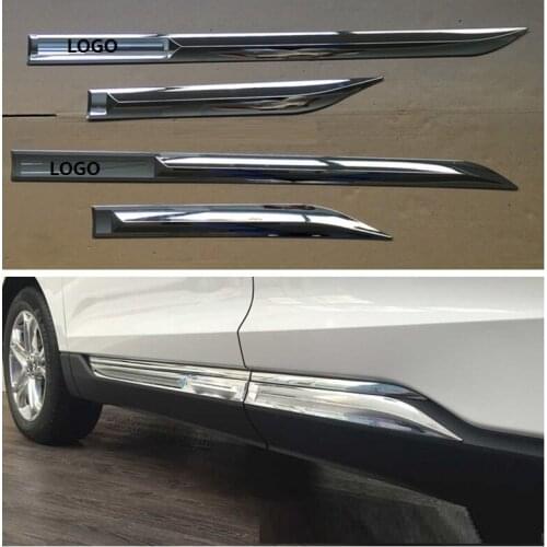 Car door body side protector Decoration rear trim anti-rub tirm For Ford EDGE 2015-2020&2021 EDGE PLUS Car Accessories 4PCS