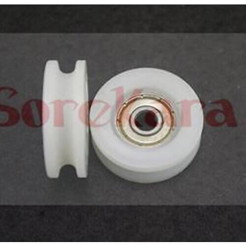 6*22*7mm 6mm U Groove width 4.15mm Guide Pulley Sheave Sealed Rail Ball Bearing