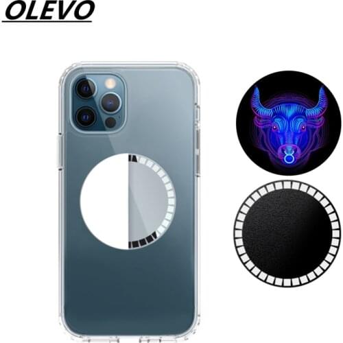 Mobile Phone Case With Slot Wireless Charging Magnet Patch For MagSafe iPhone 12 Mini Pro Max Xiaomi Huawei Charger Receiver