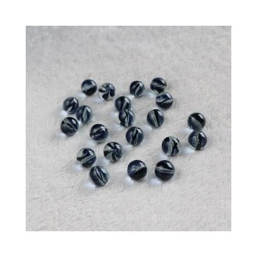 Free shipping 80pcs/lot Rare dark blue purple glass beads 14 mm ball vase decoration decorative glass ball marbles