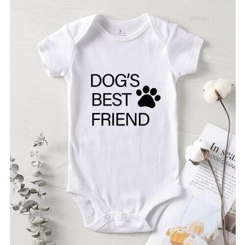 Long Sleeve baby boy clothes Winter Clothing for Babies Printing Dog Best Friend Children Jumpsuit romper Fall Costume