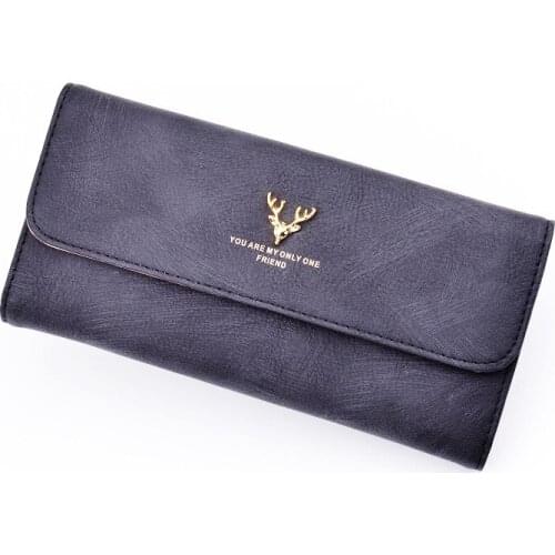 Long Wallet Retro Snap Clasp Clutch Bag Pu Leather Female Coin Purse Multifunctional Fashion Womens Wallets 2021 New Frosted