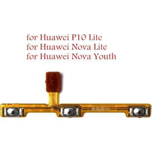 For Huawei P10 Lite/ Nova Lite Power Volume Side Key button Flex Cable On Off Switch Flex Cable for Huawei P10 Lite Repair Parts