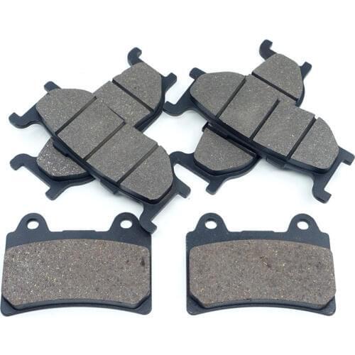 For Yamaha Royal Star XVZ1300 Tour Deluxe/Venture/Midnight Venture/S XV1600 Midnight Star/Silverrado Front Rear Brake Pads Set