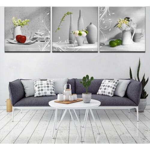 Best Quality 3 Panels Modern Kitchen Art Picture Painting Nordic Canvas painting for Living Room Home Decor