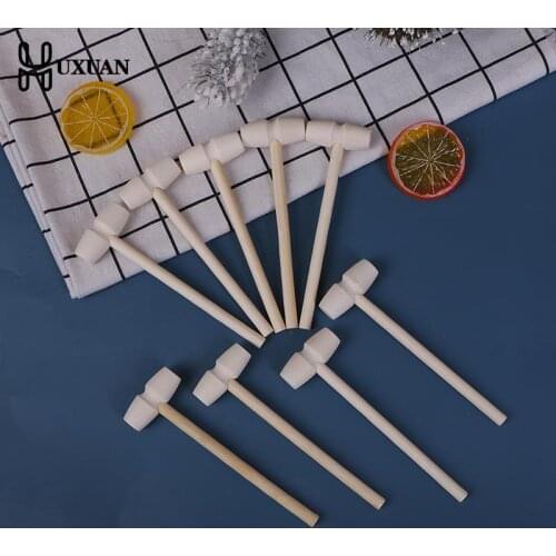 5/10Pcs Wooden Hammer Mallet Carving Tool Leather Craft Jewelry Making Hammer Tool