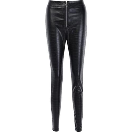 Clothes Sexy Skinny Faux Leather Pants Faux Leather Lady Pants Casual for Dating