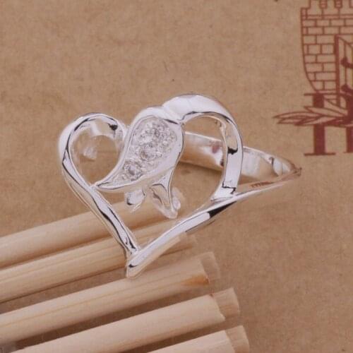 Wholesale Wedding Rings silver plated Fashion jewelry rings WR-164