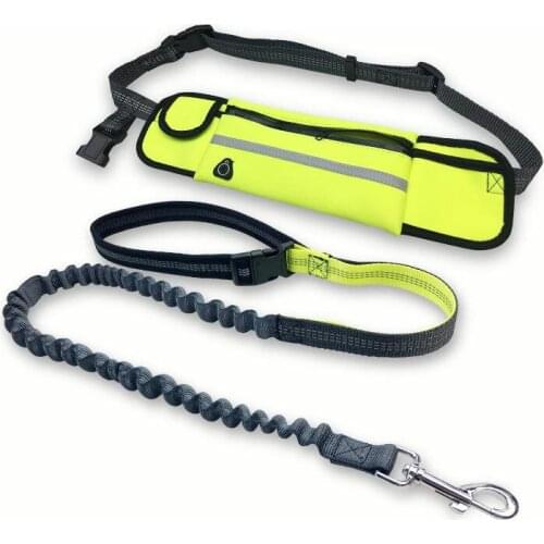 Dog Rope Reflective Traction Rope Nylon Running Belt Adjustment Belt Loop Retractable Small and Medium-sized Dog Traction Rope