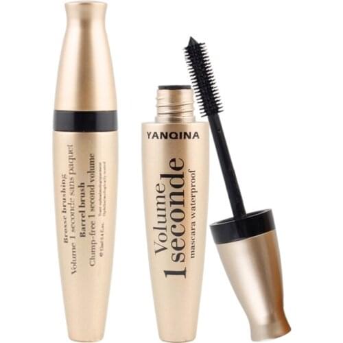 Hot Sale Custom Thick Curling 4D For Eyelash Extension Black Lengthening Silk Fiber Waterproof Magic Beauty Slender Mascara