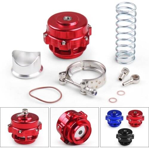 No Logo Universal 50MM V Band Blow Off Valve BOV Q Typer w/ Weld On Aluminum Flange TT100372