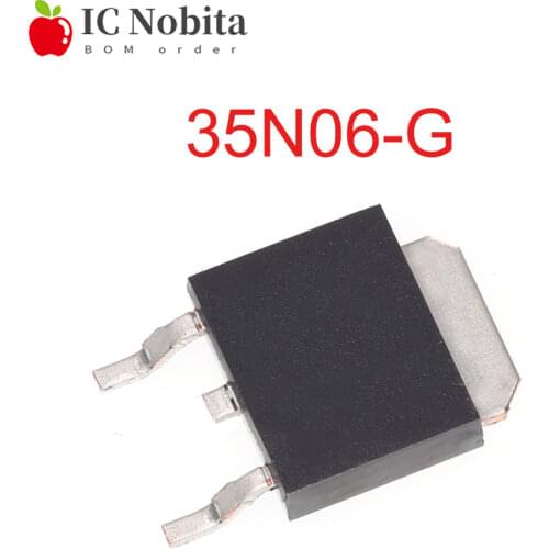 10PCS ME35N06-G 35N06 TO-252 DPAK Patch 60V N-Channel MOS Field Effect Tube IC New