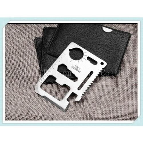100pcs Survival knife Multi tool Knife Swiss Multifunction Army Knife Hunting Knife Card for Camping DHL shipping