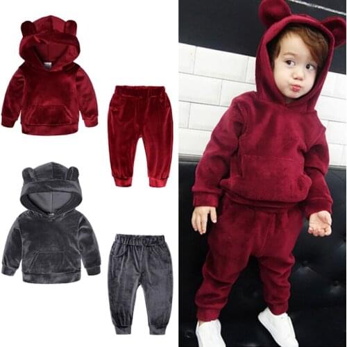 2020 Boys Clothes Sets Fashion Baby Girl Clothes Autumn Toddler Kids Clothing Sets Sports Suits Cotton Boys Outfits For Children