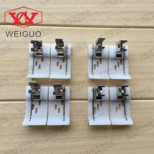 2021 Sale Real 4pcs Mh-380 382, Work 28-1, Three Pin, Chain Plastic Presser Foot, Left And Right Stopper 0.1/0.2 Stopper, Foot