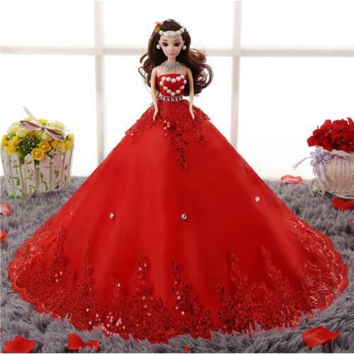 48cm Beautiful Sexy Bride Doll Pretty Fashionable Wedding Dress Meaningful Toys Sweet Romantic Gifts TL0040