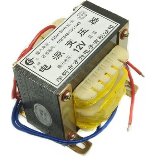 AC 12V 24V Single Output Voltage 200W EI Copper Core Input 220VAC 50Hz~60Hz Copper EI96 Power Transformer