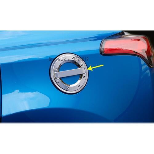 Car Style Body Gas/Fuel/Oil Tank Cover Cap Stick Styling ABS Chrome Auto Car Parts Hoods 1pcs For Toyota RAV4 2016 2017 201