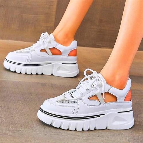 Platform Shoes Women Sport Sandals Flat Platform Chunky Gladiators Fashion Sneakers Summer Boots Oxfords 34 35 36 37 38 39