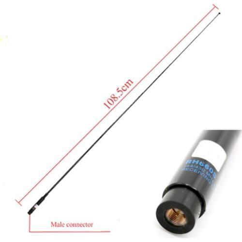 Double section pull rod antenna for Yaesu VX-2R VX-3R BVX5R VX6 R VX7R VX-8DR TYT TH-F5 TH-UV3R TH-UV8000D