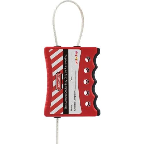 Ergonomic Design Pop-Up Lock Adjustable Cable Lockout Device