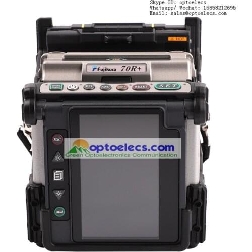 DHL Free Shipping Mass fusion splicer 70R plus 70R+ 70R12 Ribbon fiber fusion splicer Optical Welding Machine with CT-50 cleaver