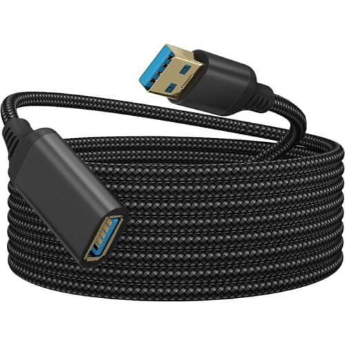 UTHAI Nylon Braided USB 3.0 Male-To-Female High-Speed Transmission Data Cable Computer Camera Printer Extension Cable