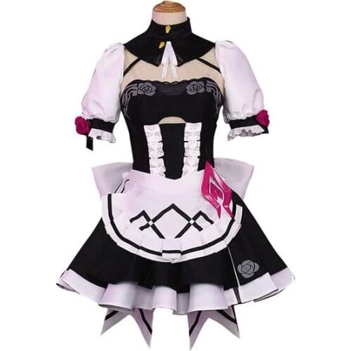 Honkai Impact 3rd Rita Rossweisse Sexy maid outfit Cute Cosplay costume lovely women Dress full sets A