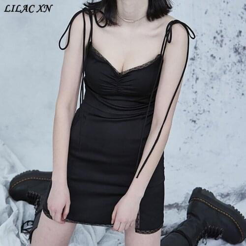 Lilac XN Black Summer Dresses