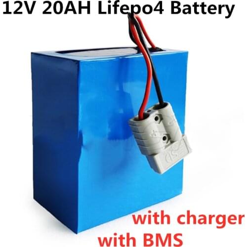 GTK 32650 Lithium battery 12v 20Ah Lifepo4 battery Pack for electric scooter ebike and Monitoring equipment + 14.6V 3A charger