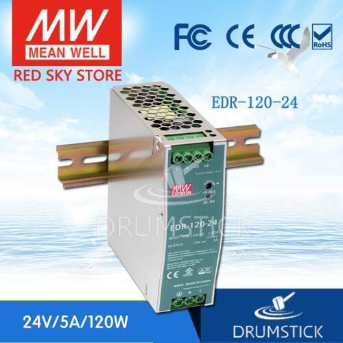 Steady MEAN WELL EDR-120-24 24V 5A meanwell EDR-120 24V 120W Single Output Industrial DIN RAIL