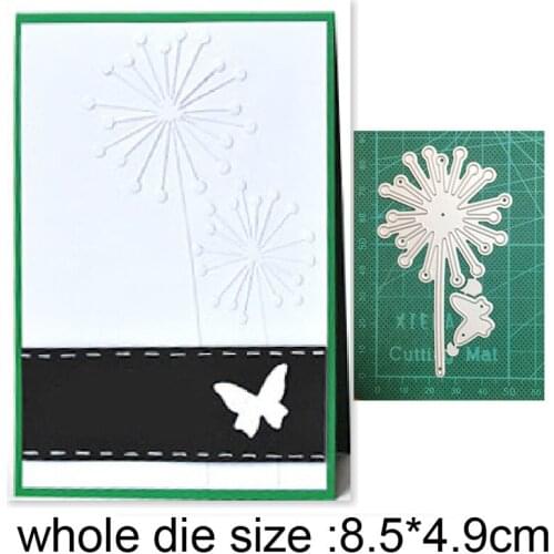 Dandelion Butterfly Frame Metal Cutting Dies Stencils Dies for DIY Scrapbooking dies Decorative Embossing dies Paper Card Making