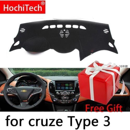 For Chevrolet Cruze 22015 2016 2017 Right and Left Hand Drive Car Dashboard Covers Mat Shade Cushion Pad Carpets Accessories
