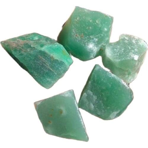 New arrivals raw crystals healing minerals gemstone natural green aventurine rough stone for home decoration
