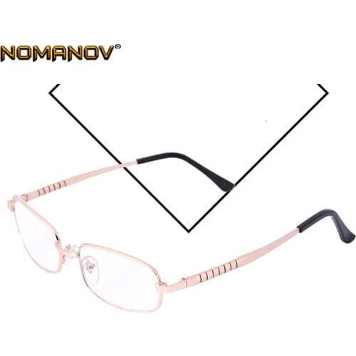 Advanced Alloy Full-rim Gold Anti-fatigue Men Women Reading Glasses +0.75 +1.25 +1.5 +2.00 +1.75 TO +4 with Case