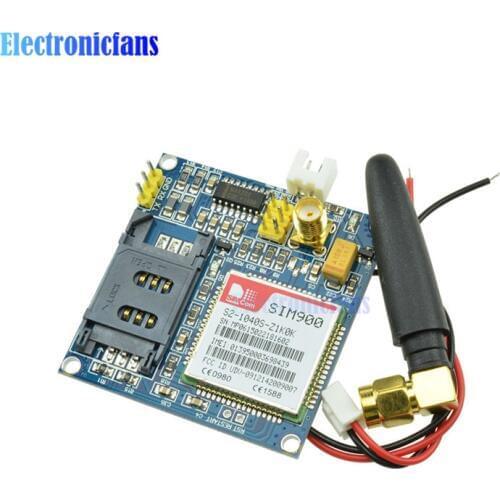 SIM900 850/900/1800/1900 MHz Wireless Extension Module GSM GPRS Board + Antenna
