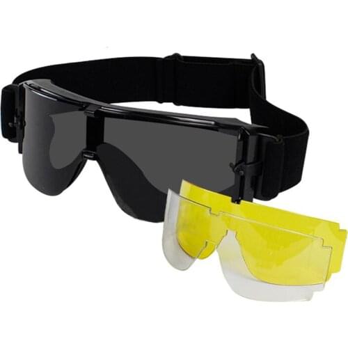 Tactical Airsoft Paintball Eyewear Anti Fog Military Army Goggles Eye Safety Protection Glasses for Shooting Cs Game