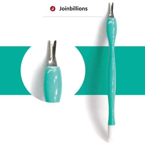 Cuticle Pusher Manicure Push Tool For Remove Dead Skin Nail Art Care Rubber Eraser