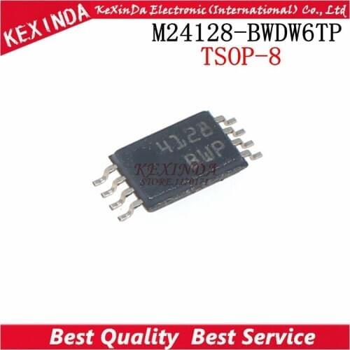 M24128-BWDW6TP M24128-BWDW6 4128BWP 4128 TSSOP-8 IC 10PCS/LOT Free Shipping