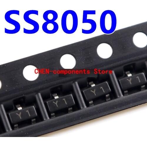 100pcs SS8050 Y1 SMD triode SOT-23 High Current
